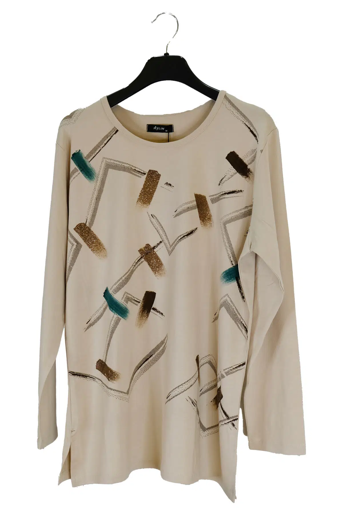 1610 AYLİN PENYE BLUZ - BEJ