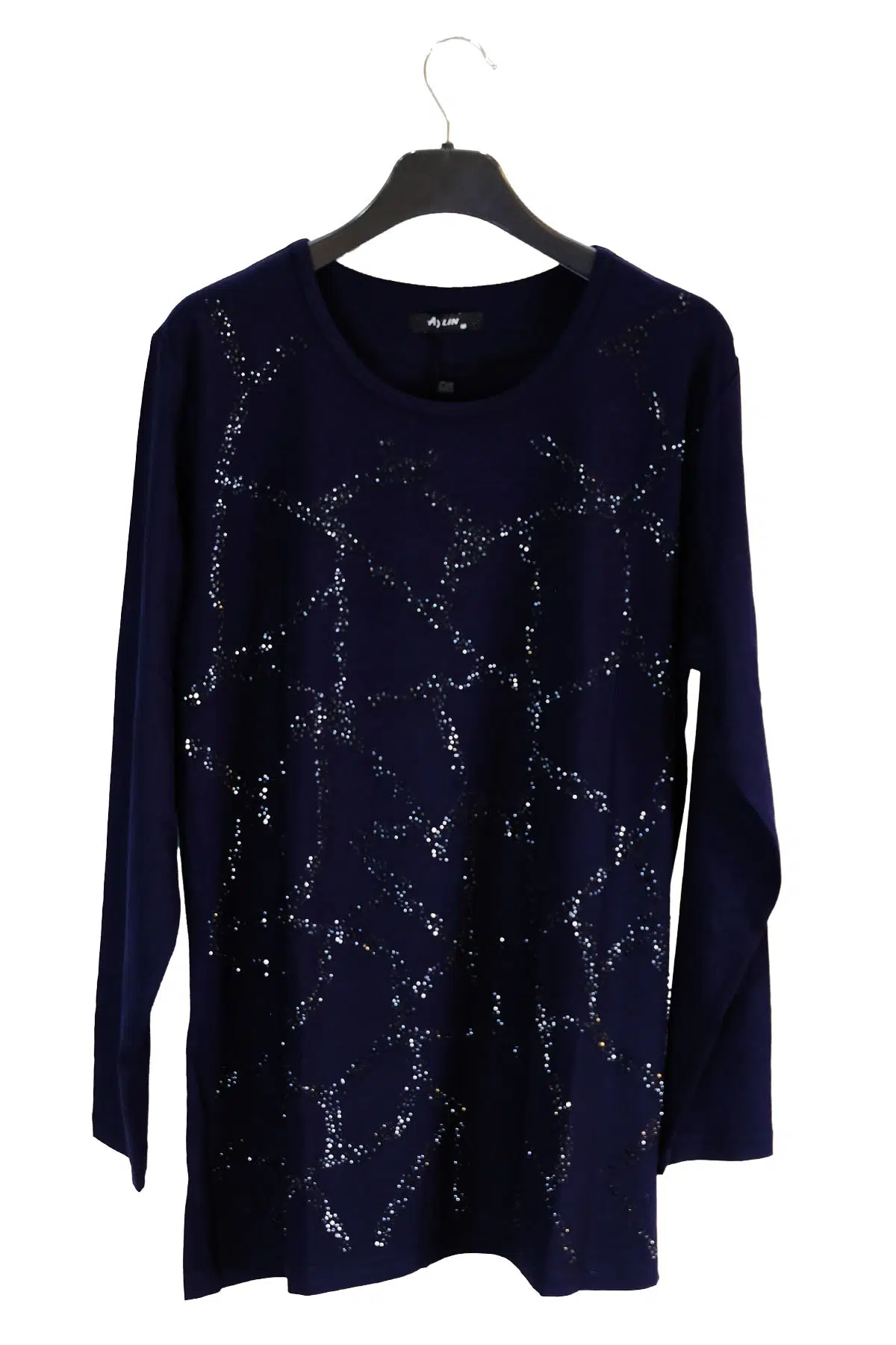 1618 AYLİN PENYE BLUZ - LACİVERT