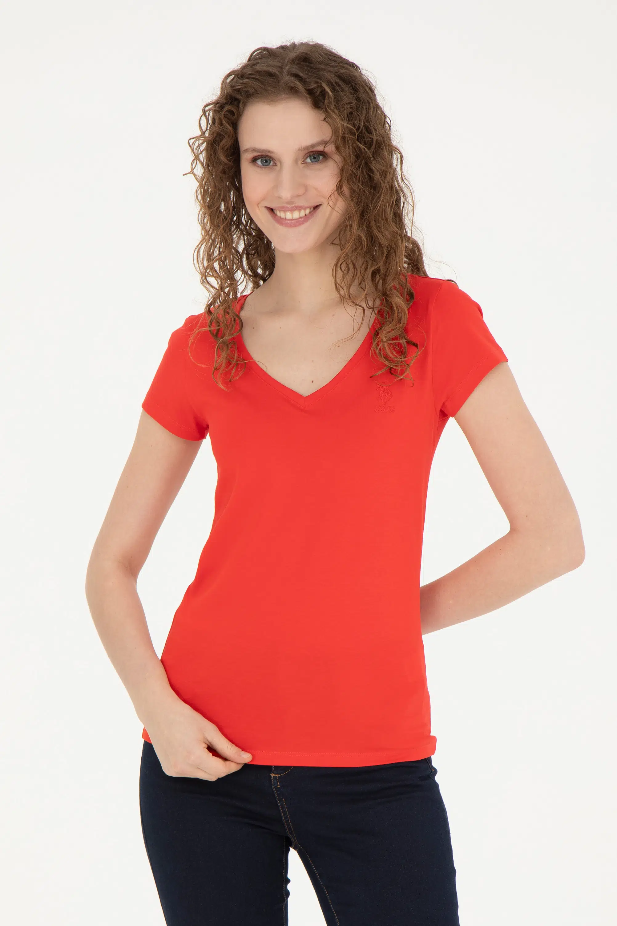 1806785 US POLO T-SHIRT - KIRMIZI