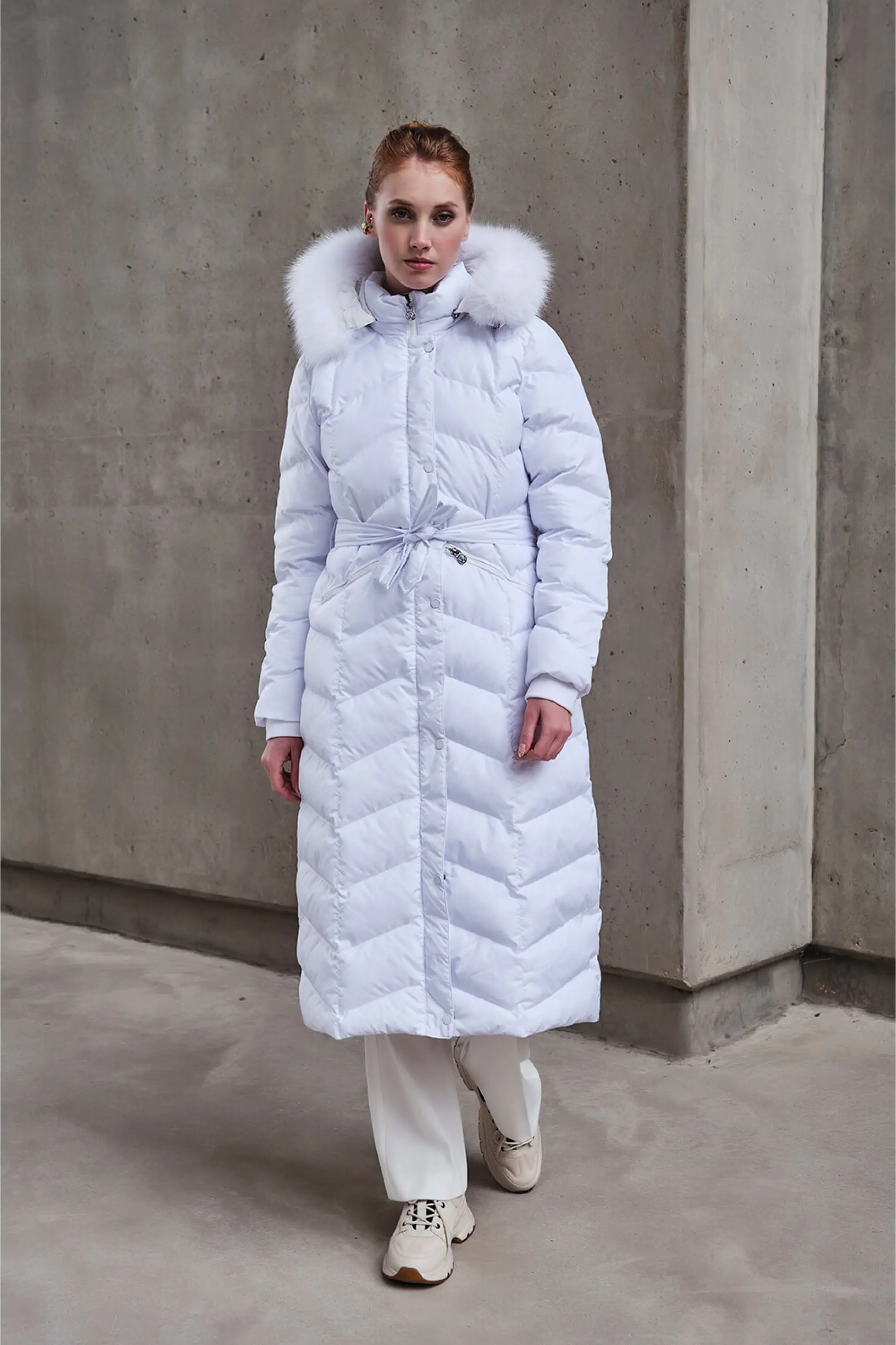 18692 WOMANIA MONT X JACKET - BEYAZ