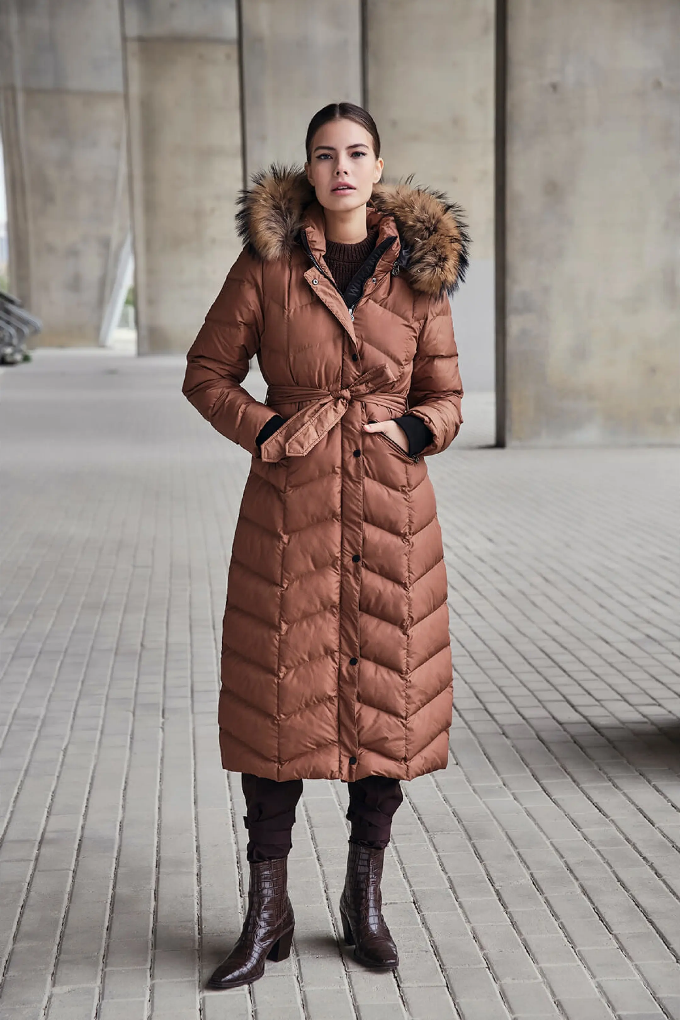 18692 WOMANIA MONT X JACKET - KAHVE