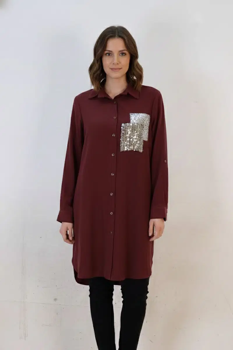 1909 DEES CEP DETAYLI TUNİK