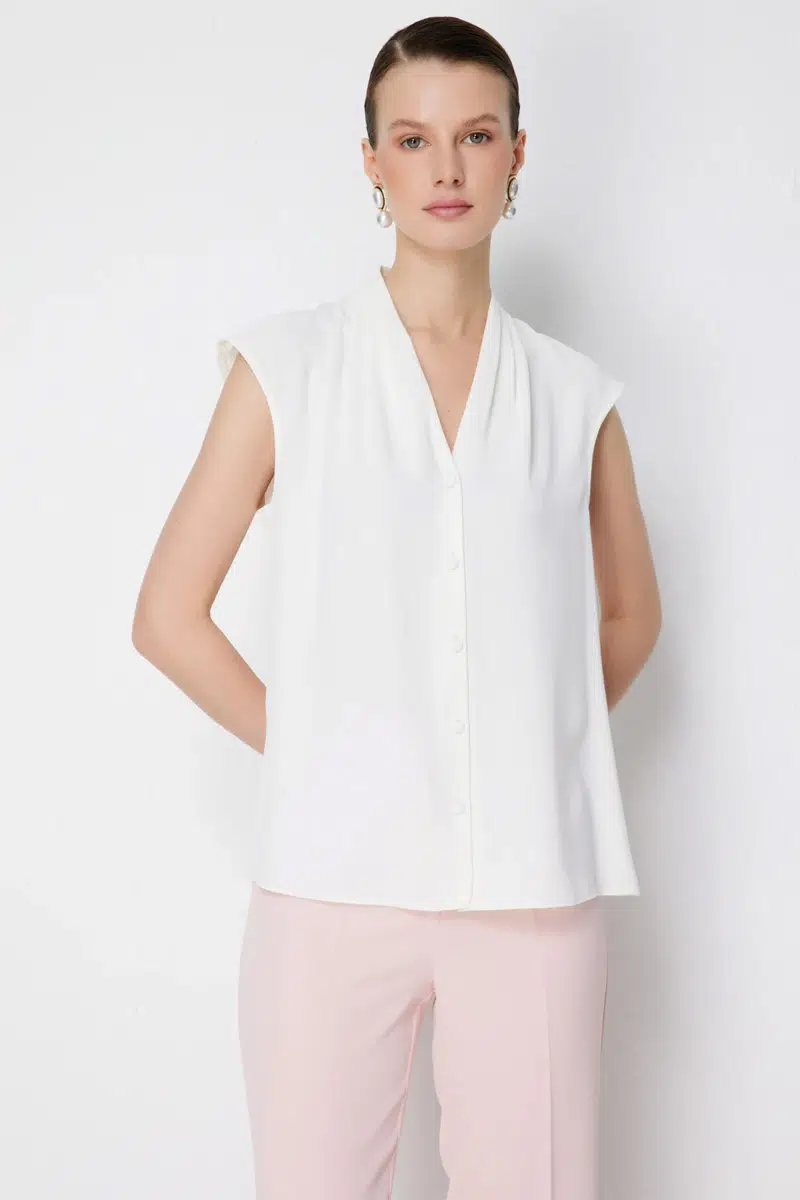 2008 EKOL BLUZ - EKRU