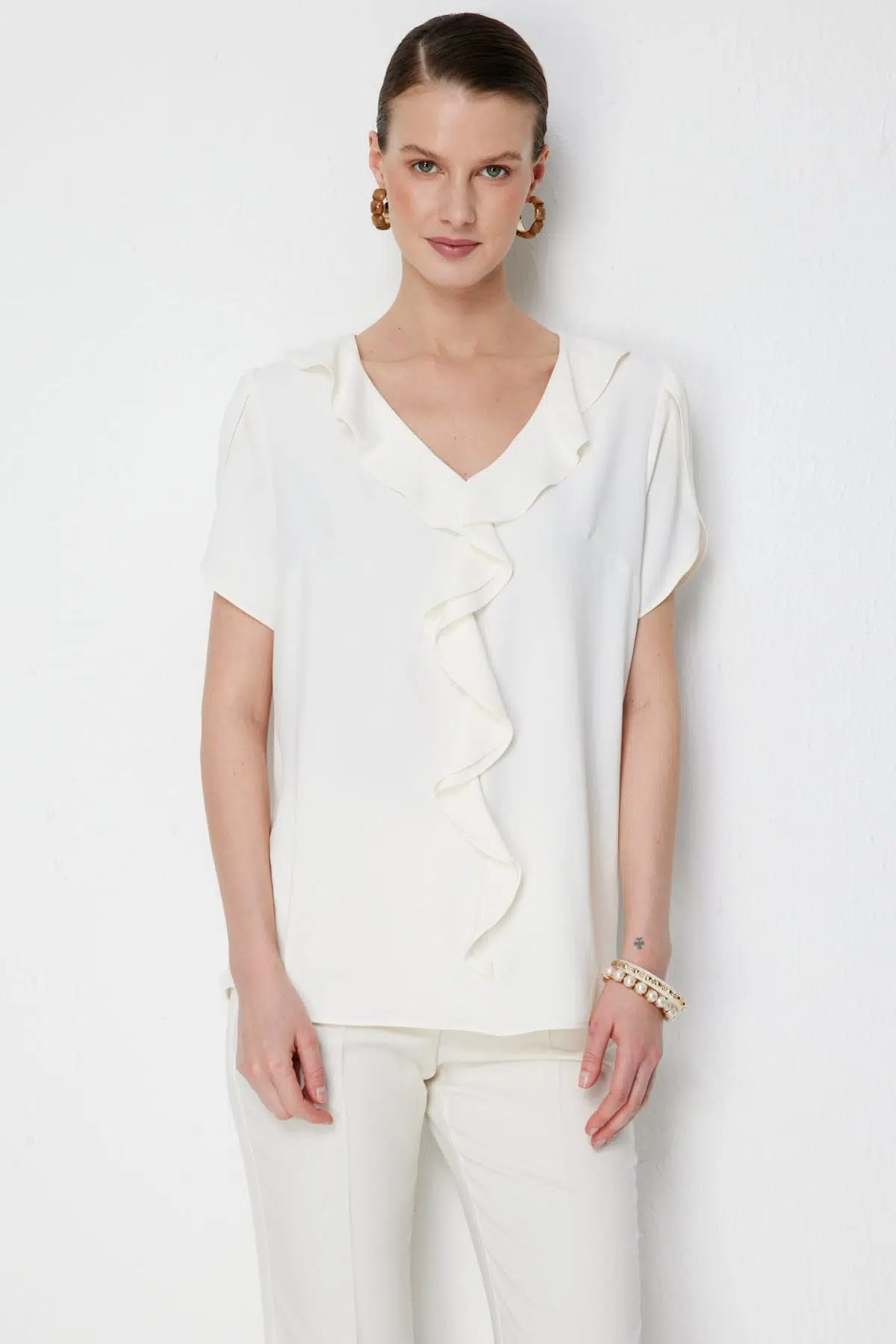 2050 EKOL BLUZ - EKRU