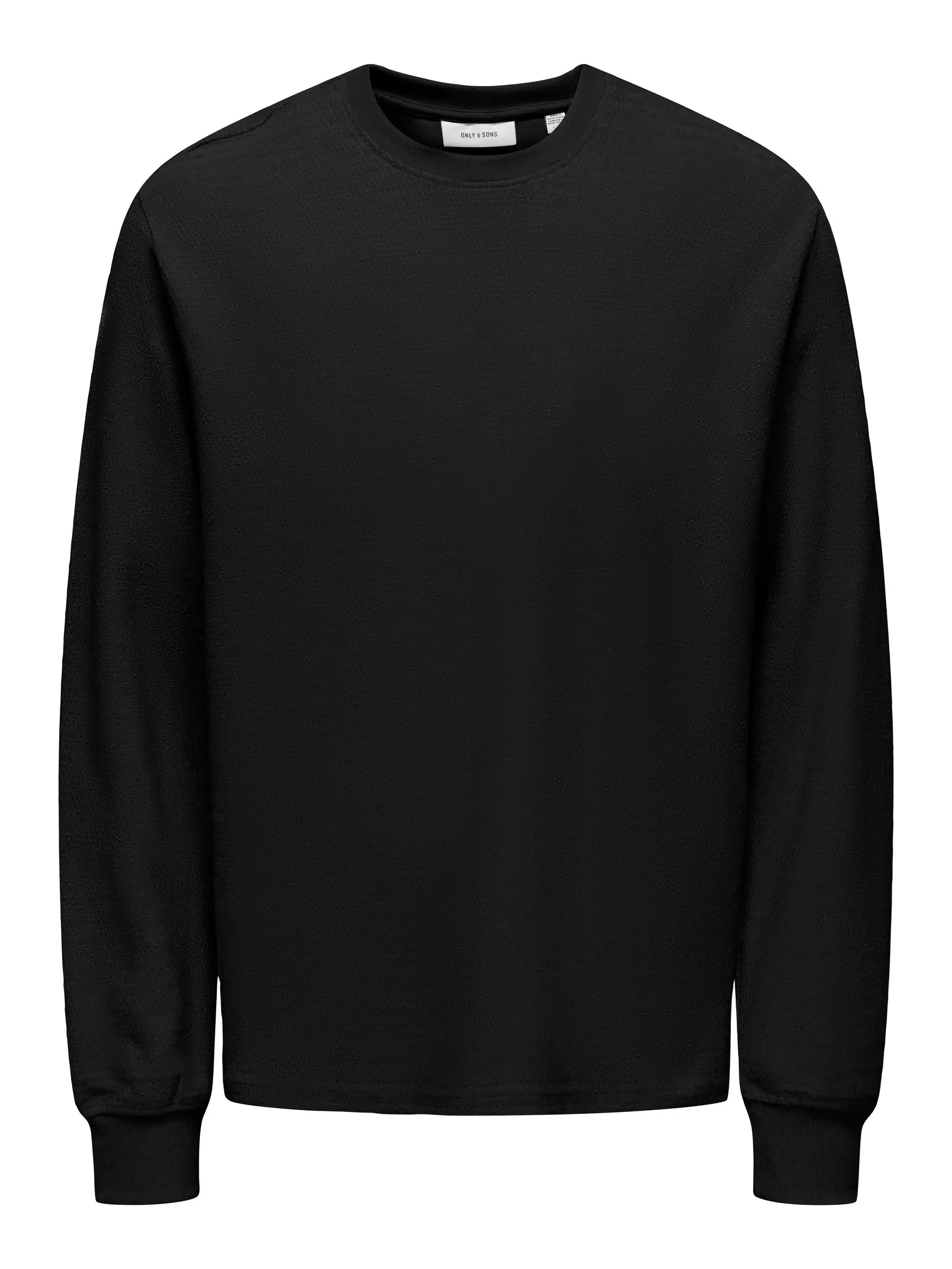 22029906 ONSTREVOR LIFE REGLS TEE - BLACK