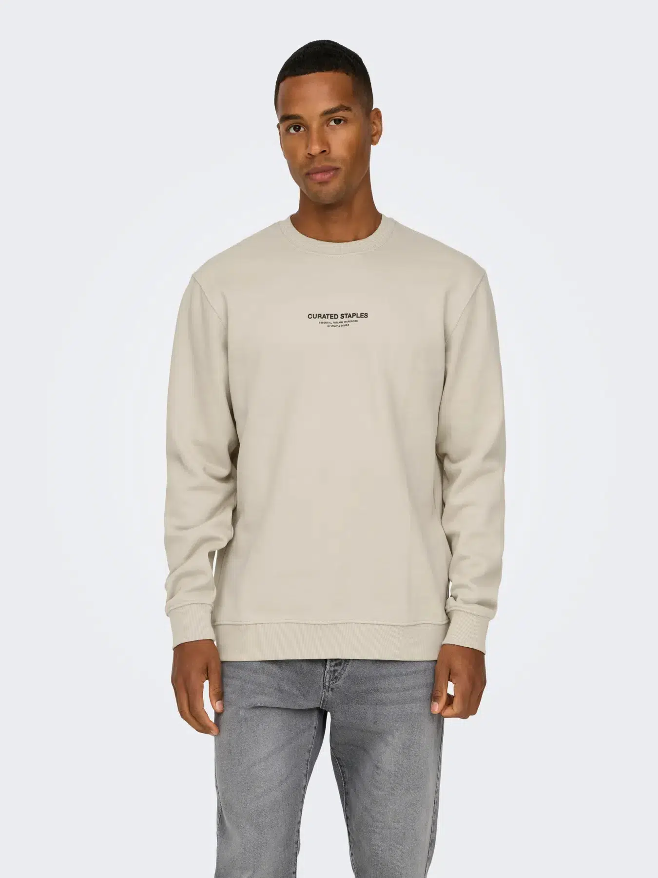 22030923 ONSCURATED REG CREW NECK SWEAT NOOS