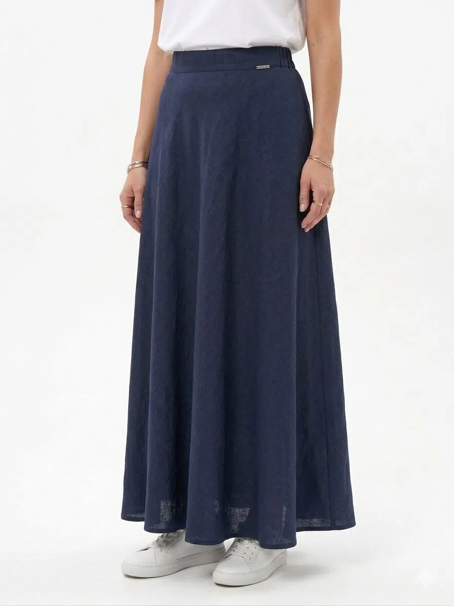 2262258 MISSDALIDA BELİ LAST. RAHAT KESİM KETEN ETEK