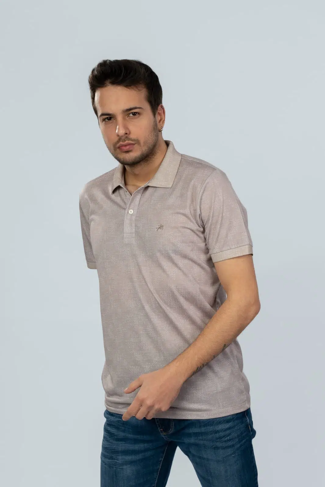 2334 POLORITTER T-SHIRT - VİZON