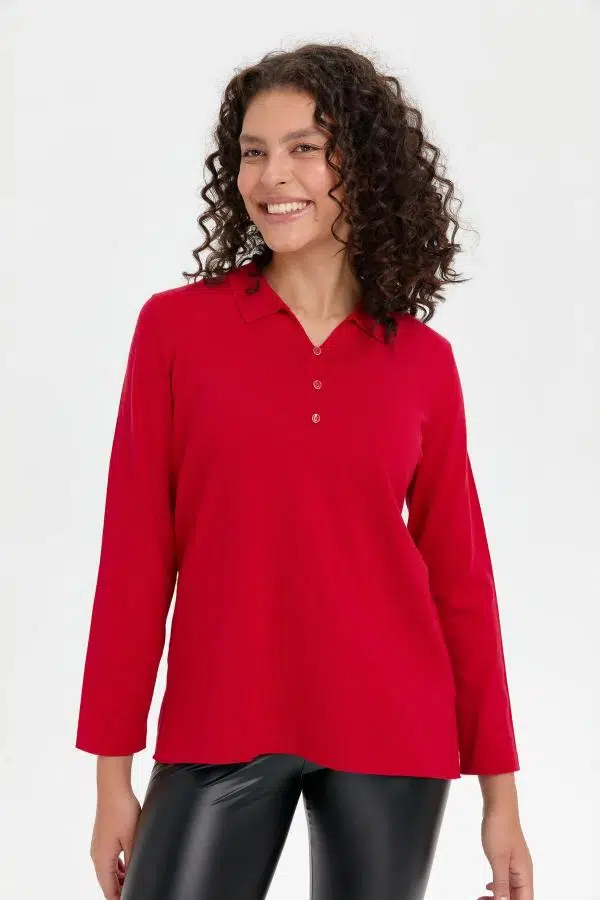 24356 DESEN TLL PY İMPLUS YANI YIRTMAÇLI KAZAK