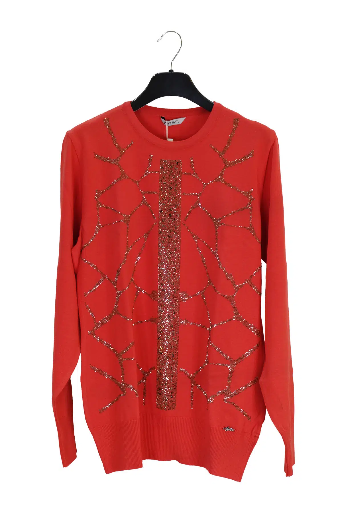 2500 AYLİN TRİKO BLUZ - KIRMIZI