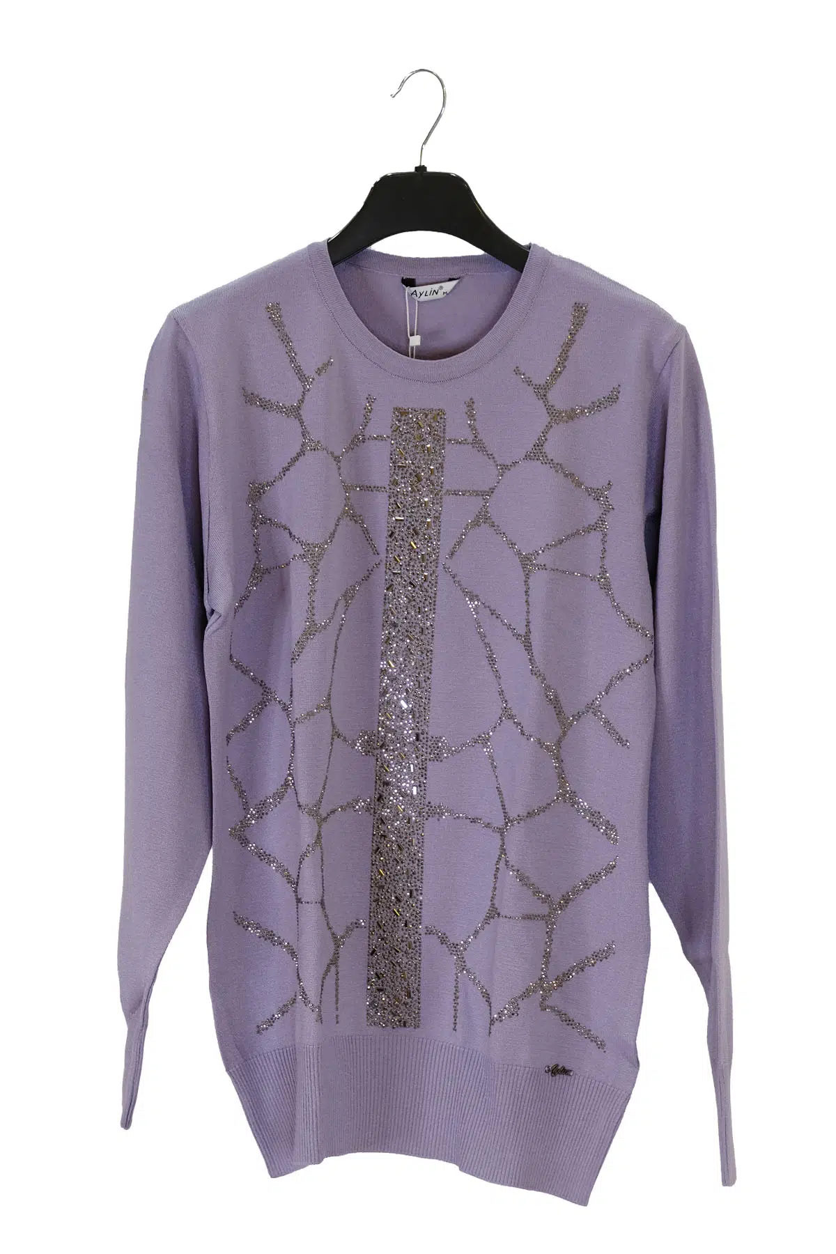 2500 AYLİN TRİKO BLUZ - LİLA