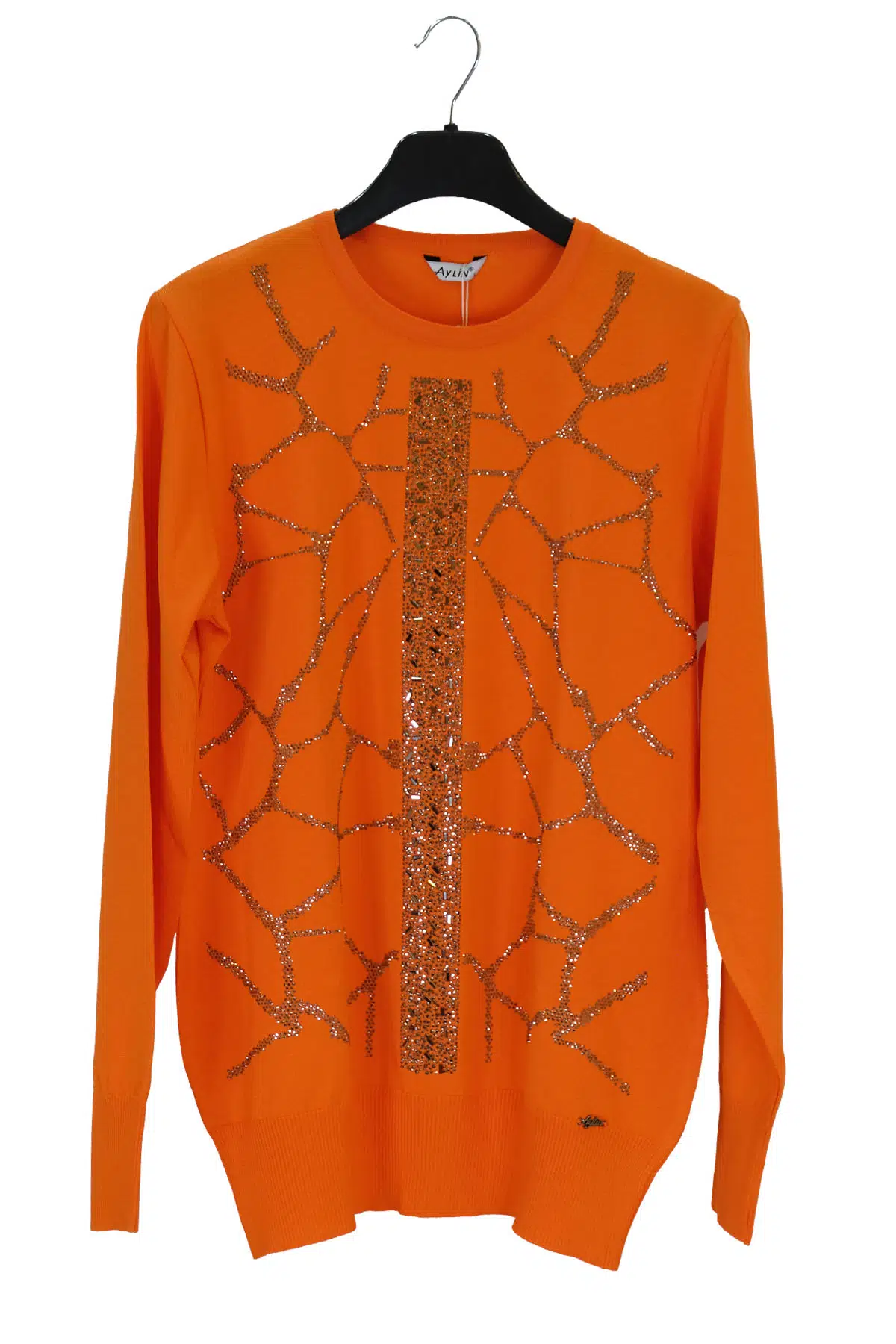 2500 AYLİN TRİKO BLUZ - ORANJ
