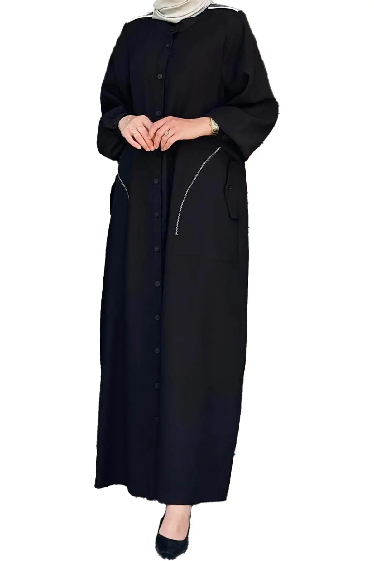 25236 NURCAN ÇETİN TUNİK - SİYAH