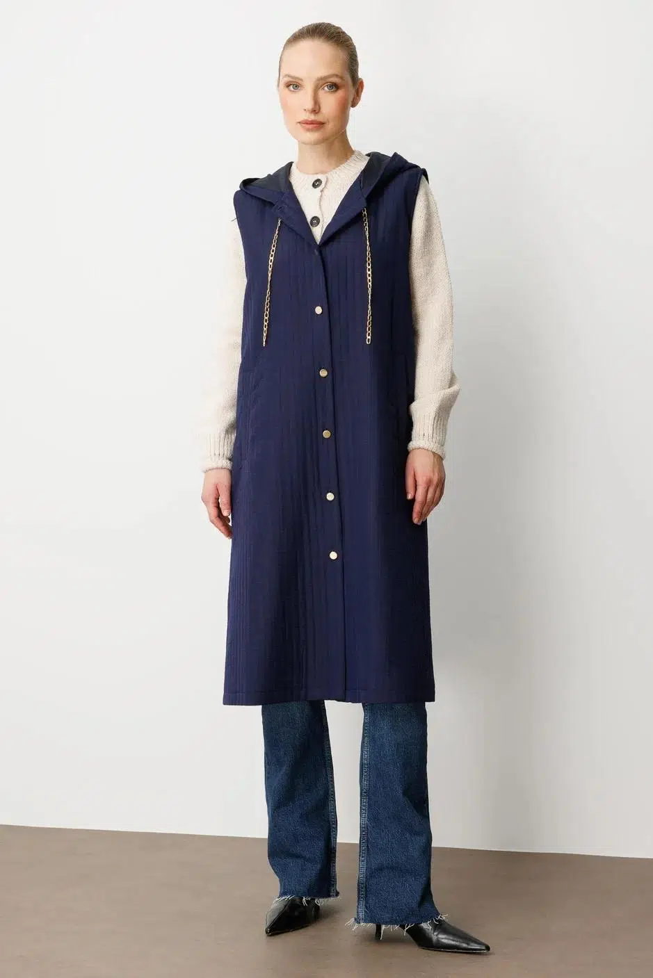 252700 MİCCA YELEK KAPİTONE