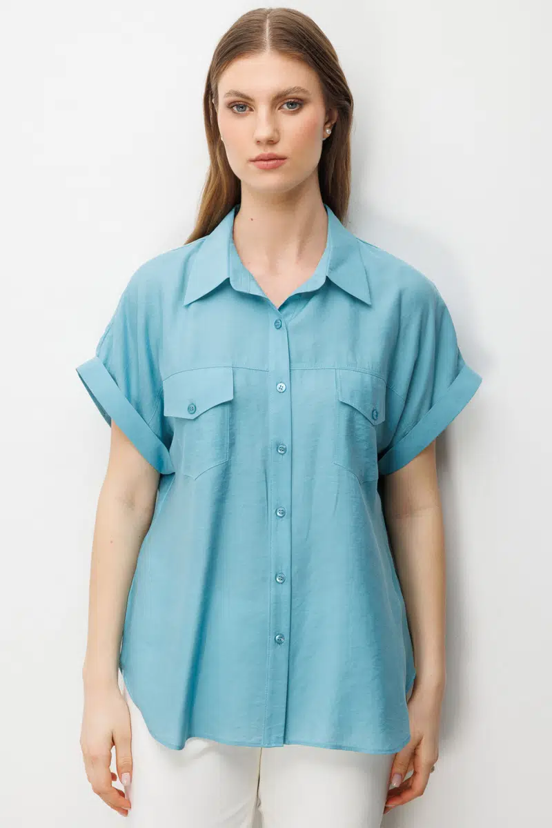 2588 EKOL BLUZ - AQUA