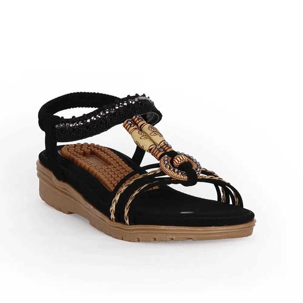 25Y120-4 GUJA SANDALET - SİYAH