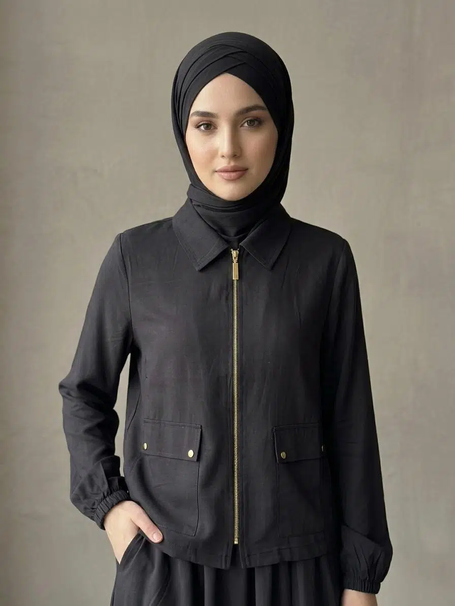 261830 MİCCA ETEKLİ TAKIM - SİYAH