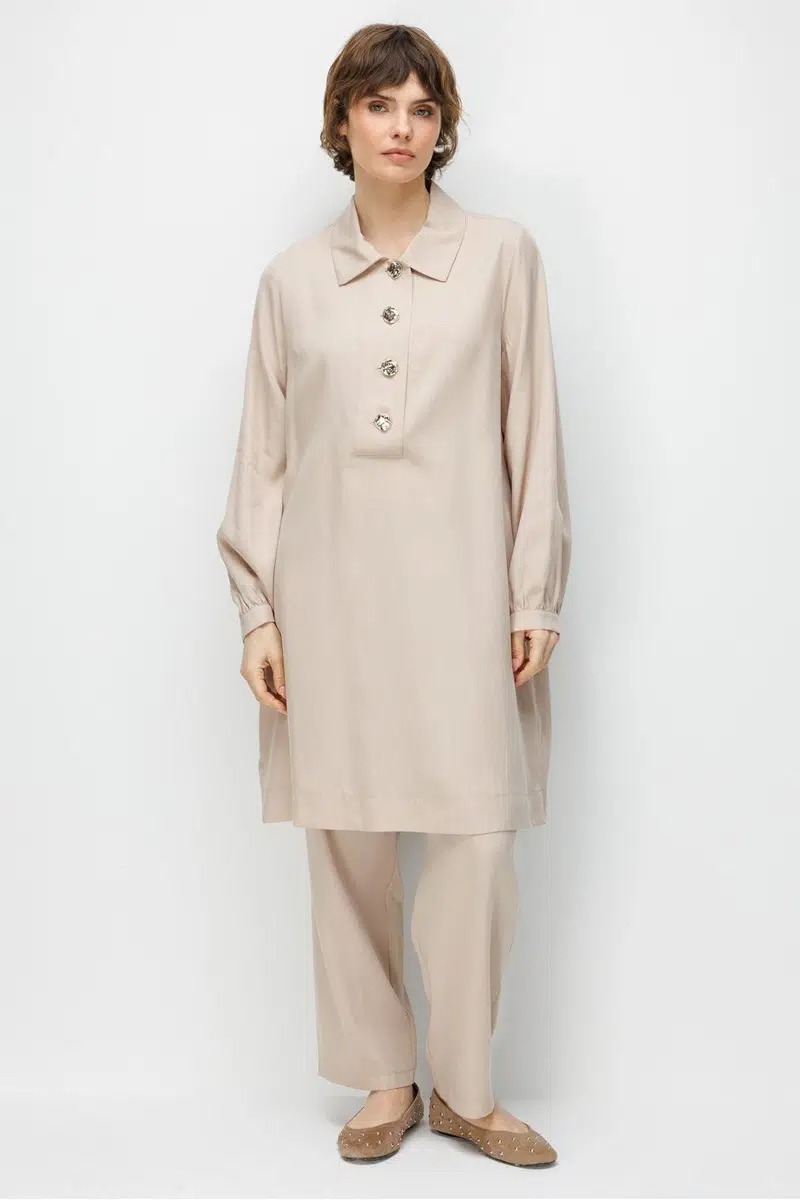 261831 MİCCA TAKIM PANTOLONLU - TAŞ