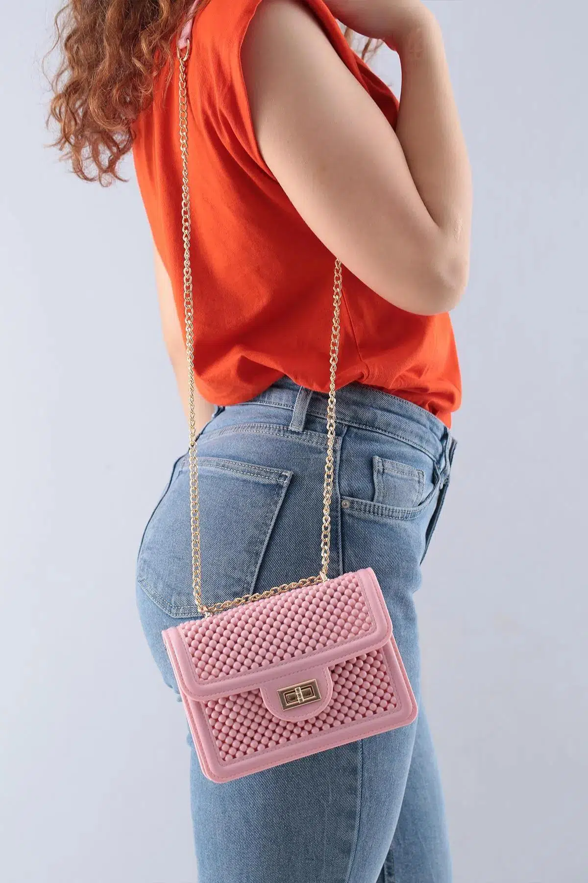 26661 KRISTE BELL ÇANTA - PEMBE