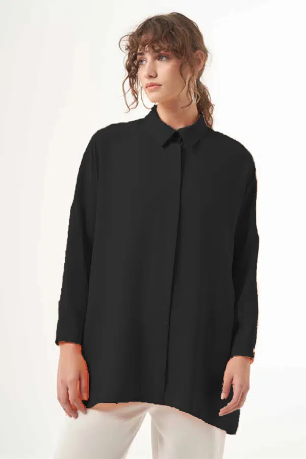 3001 NUSS TUNİK - SİYAH