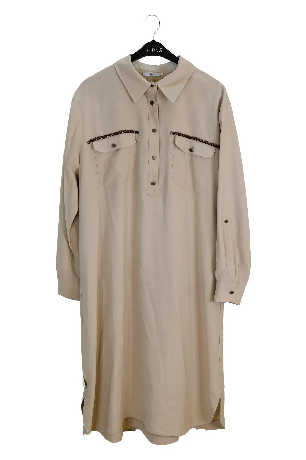 3072 SEDNA CEP KAPAĞI BONCUKLU TUNİK