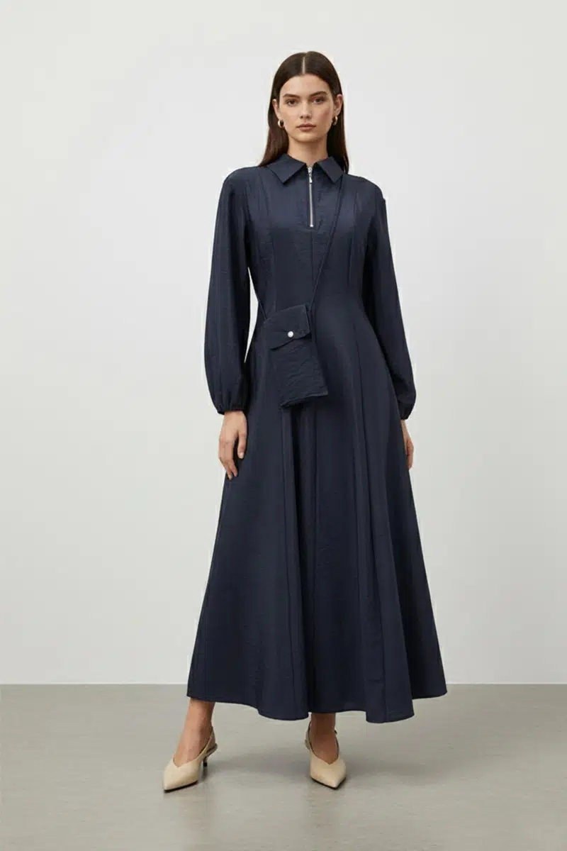 32448 SOUL ELBİSE - NAVY