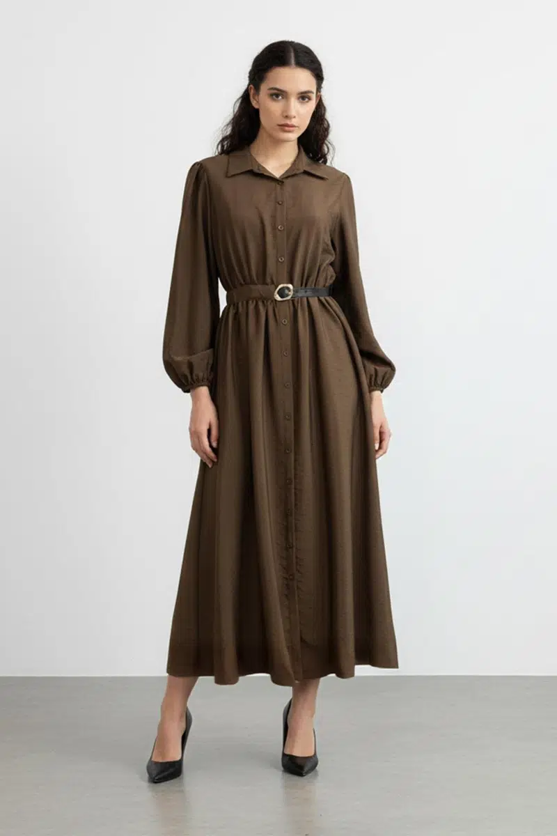 32449 SOUL ELBİSE - BROWN
