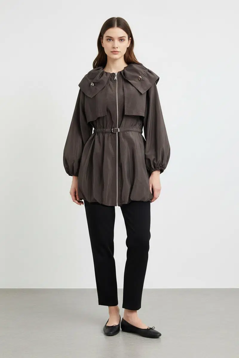 32450 SOUL TRENÇKOT - BROWN