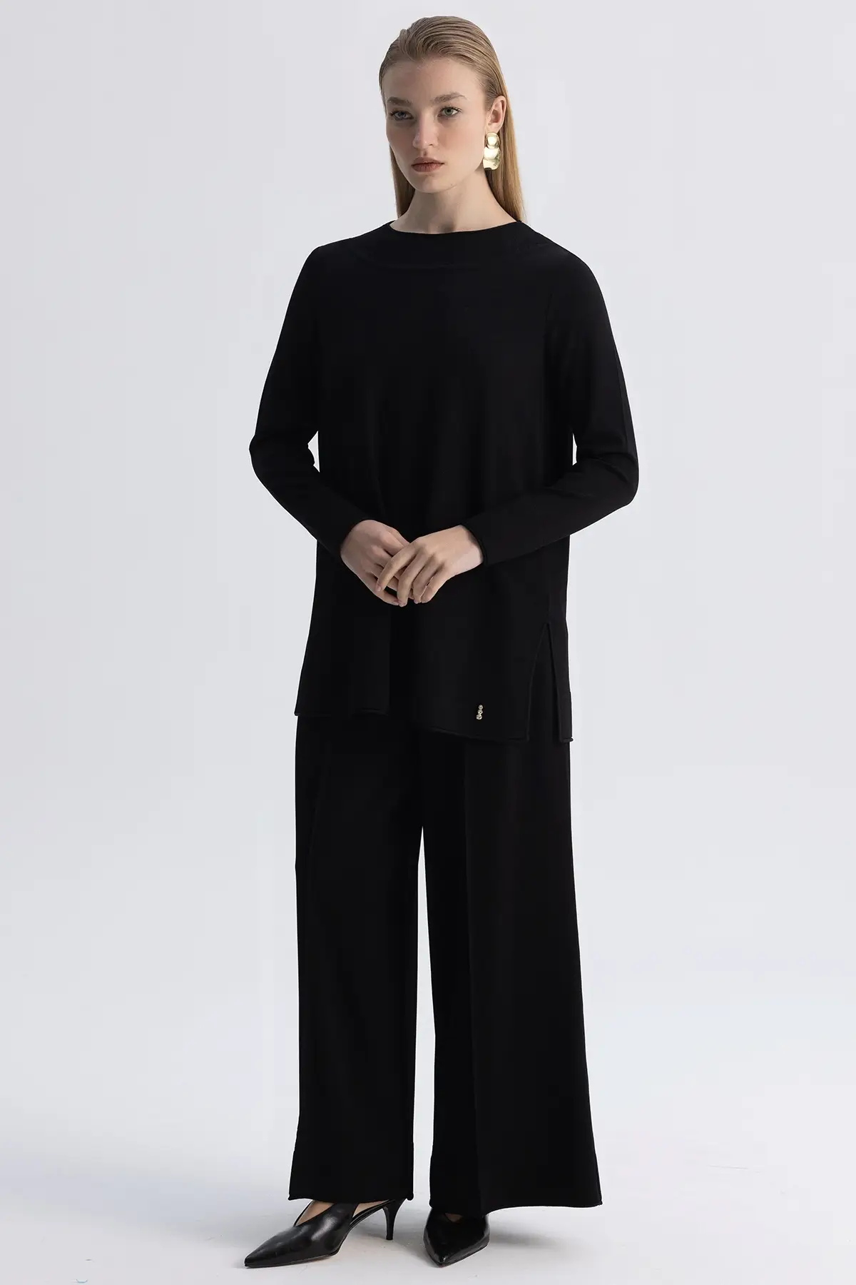 3267009 MISSDALIDA PANTOLON - BLACK