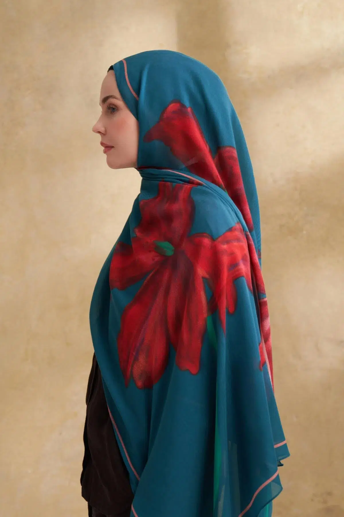 3382 ARMANDA İPEK MODAL ŞAL DS 3 VELVET BLOOM DESEN