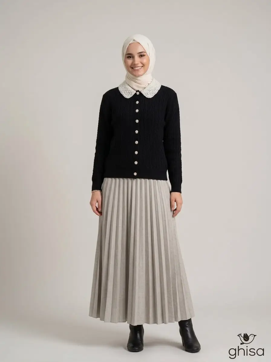 3456 GHİSA CEKET - SİYAH