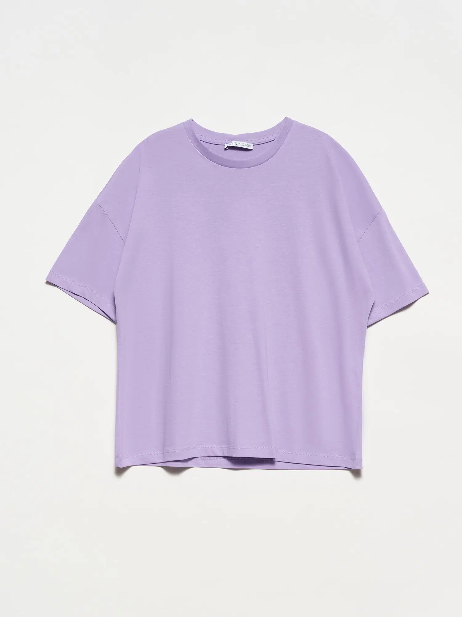 3683 DİLVİN T-SHIRT BASİC - LİLA