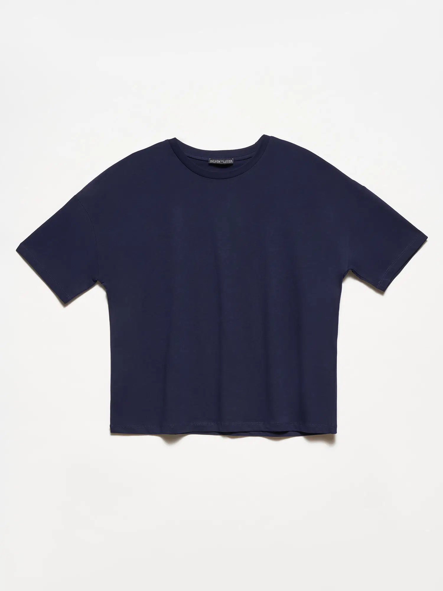 3683 DİLVİN T-SHIRT BASİC - LACİVERT