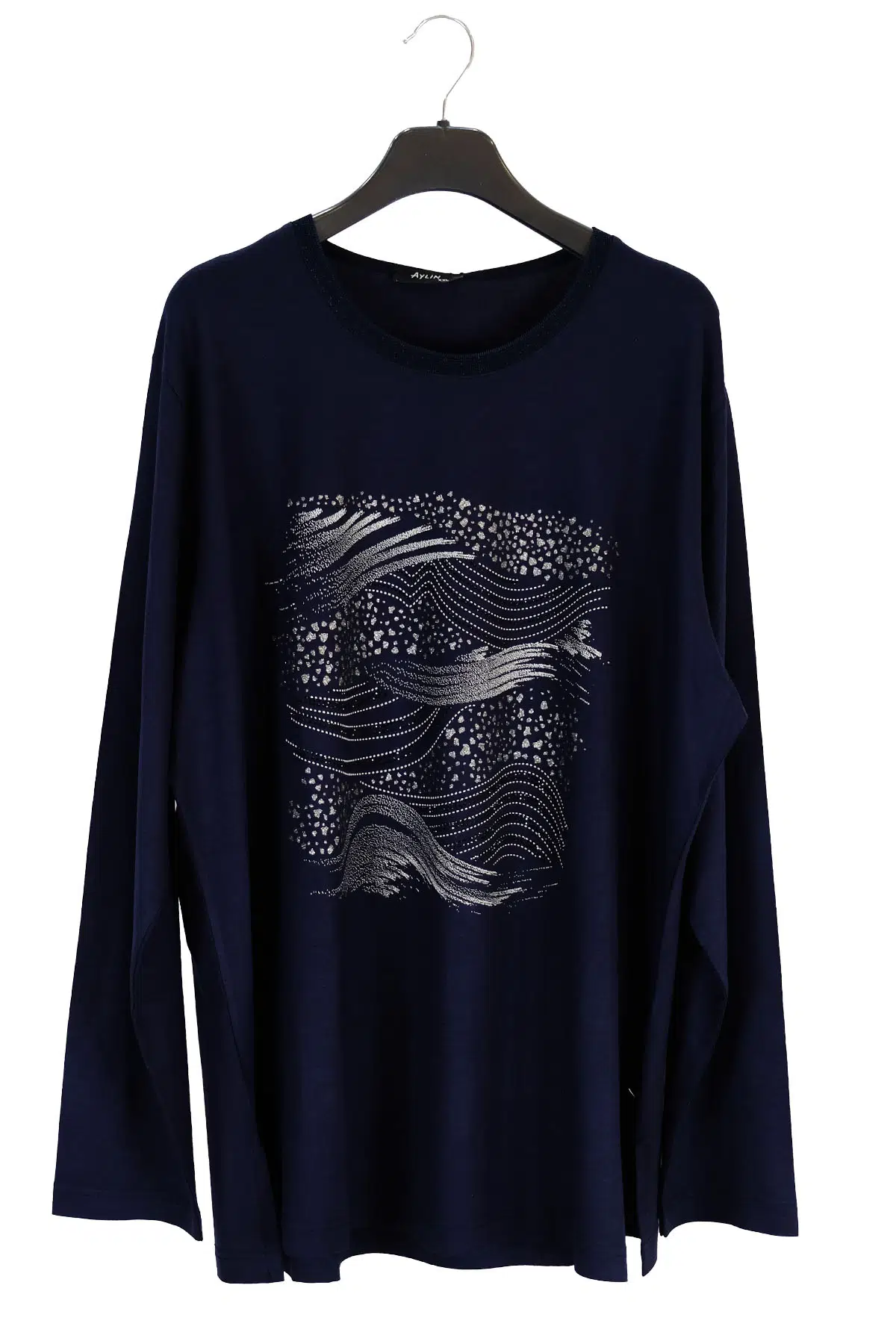 3822 AYLİN PENYE BLUZ - LACİVERT