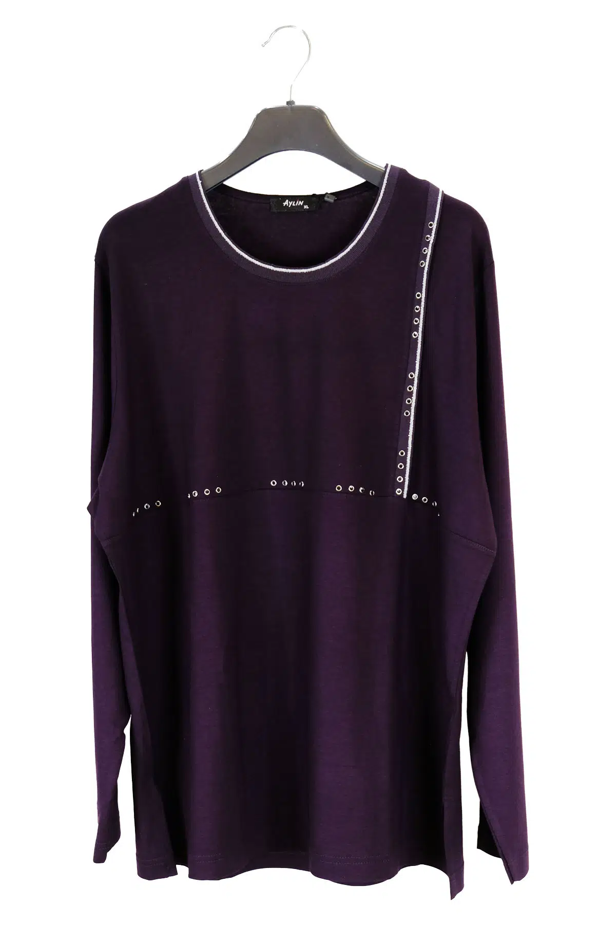 3834 AYLİN PENYE BLUZ - MOR