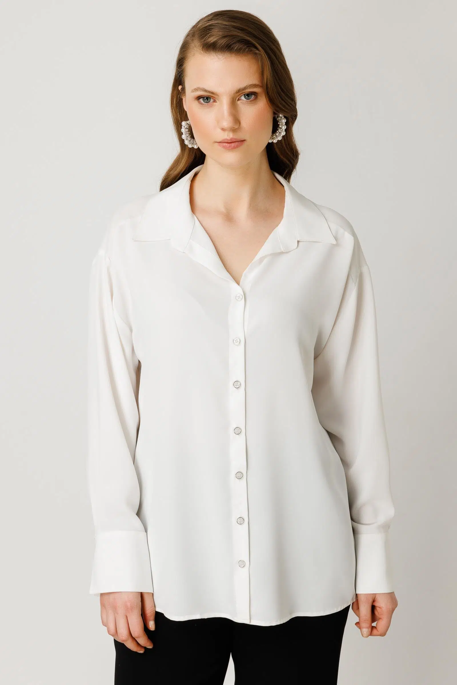 4018 GİLDA DÜŞÜK OMUZ SALAŞ GÖMLEK