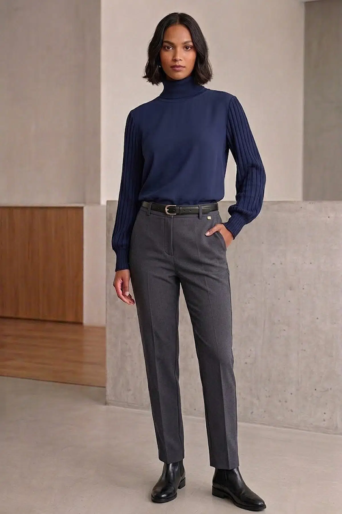 4421 GHİSA TUNİK - LACİVERT