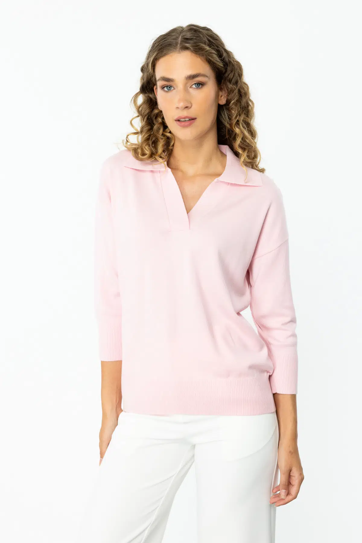 45301 ONTEKS TRUVAKAR KOL PATLI POLO YAKA BLUZ