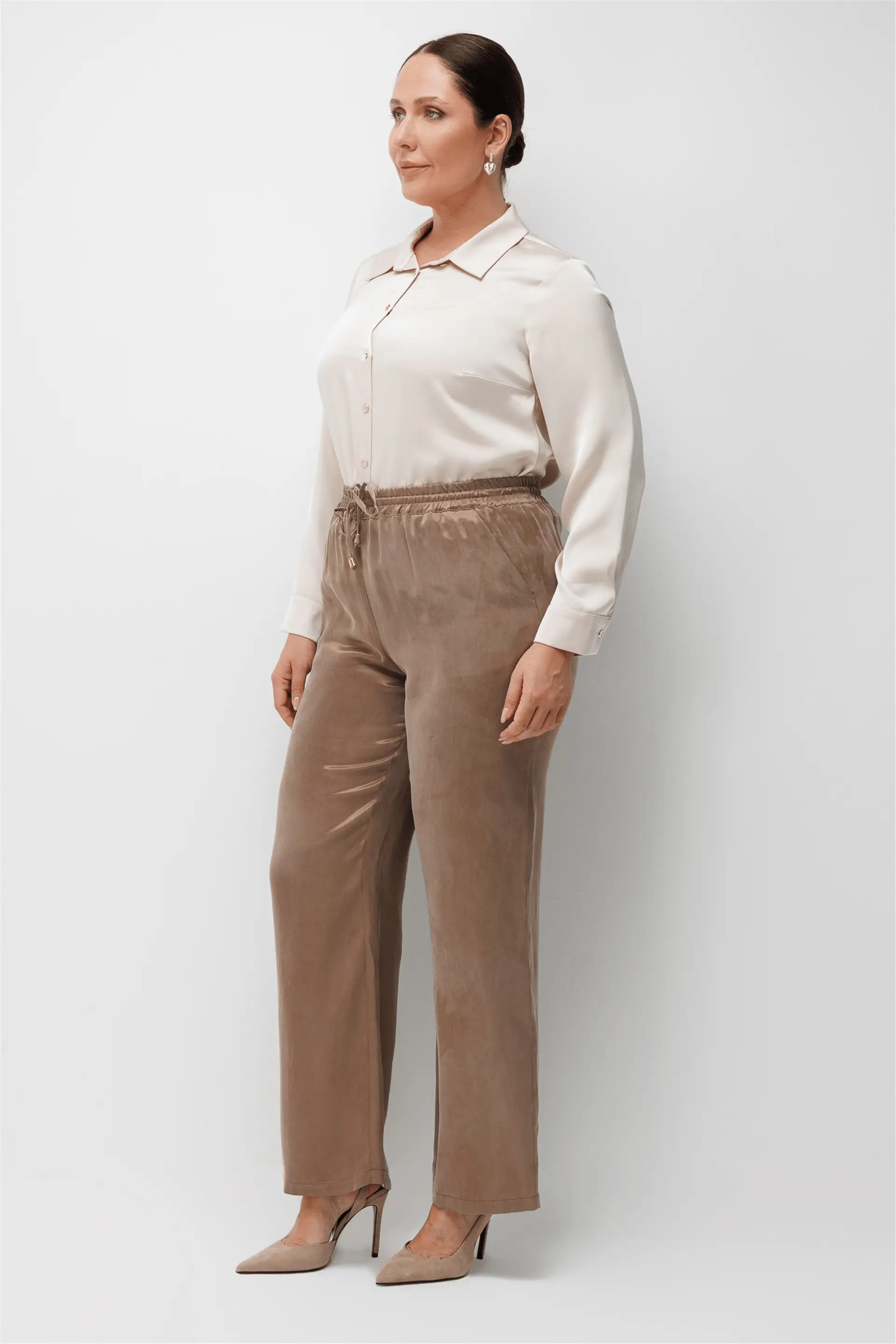4583 EKOL PANTOLON - GOLD