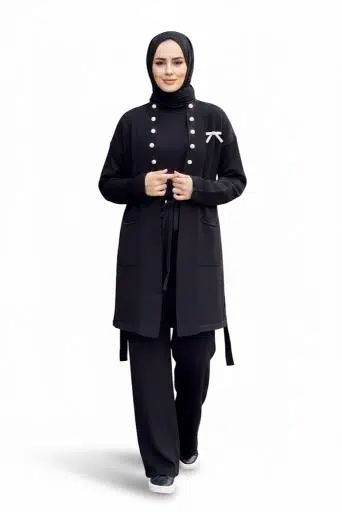 4703 FUAT GÜRSEN TRİKO TAKIM - SİYAH