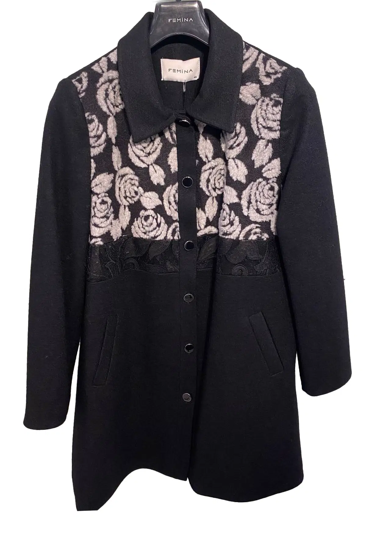 49705 FEMİNA KABAN - SİYAH