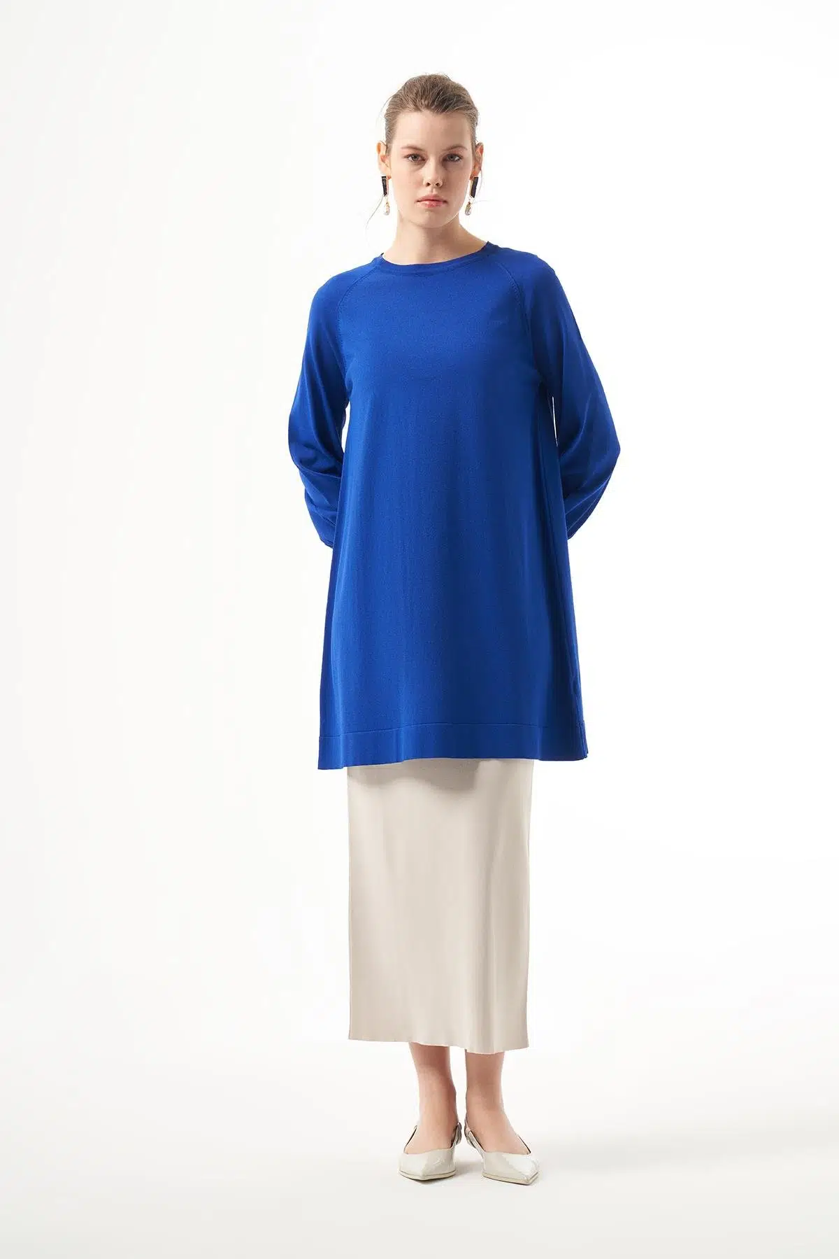 500 NUSS TRİKO TUNİK - SAKS