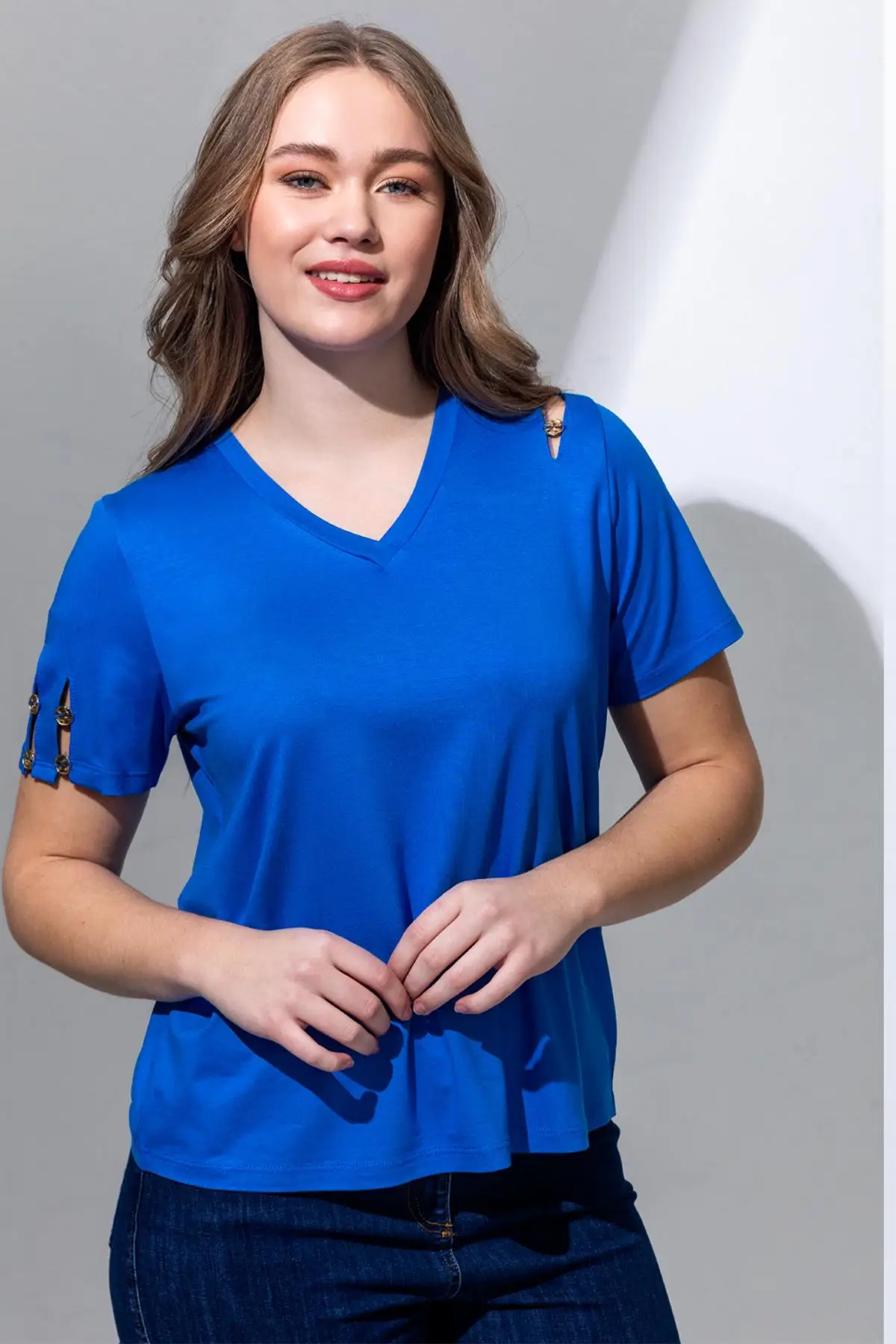 5075 VEDİ X LIFE V YAKA TSHIRT