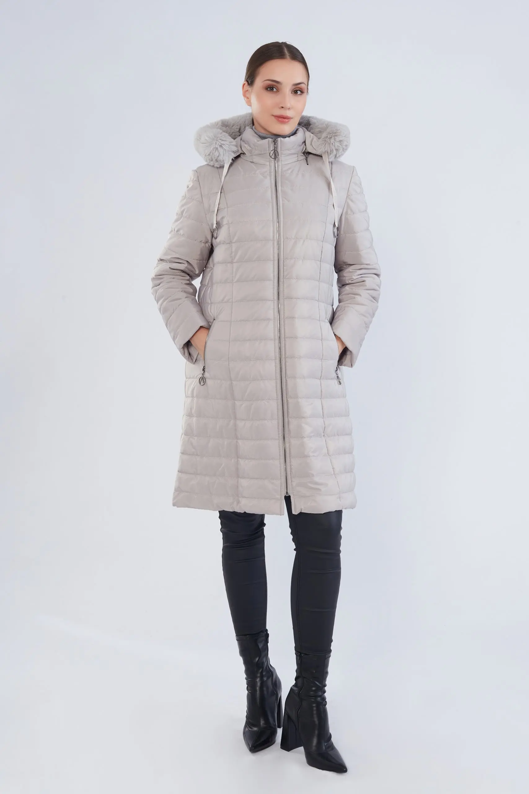 5230 TRENÇ KABAN - GRİ