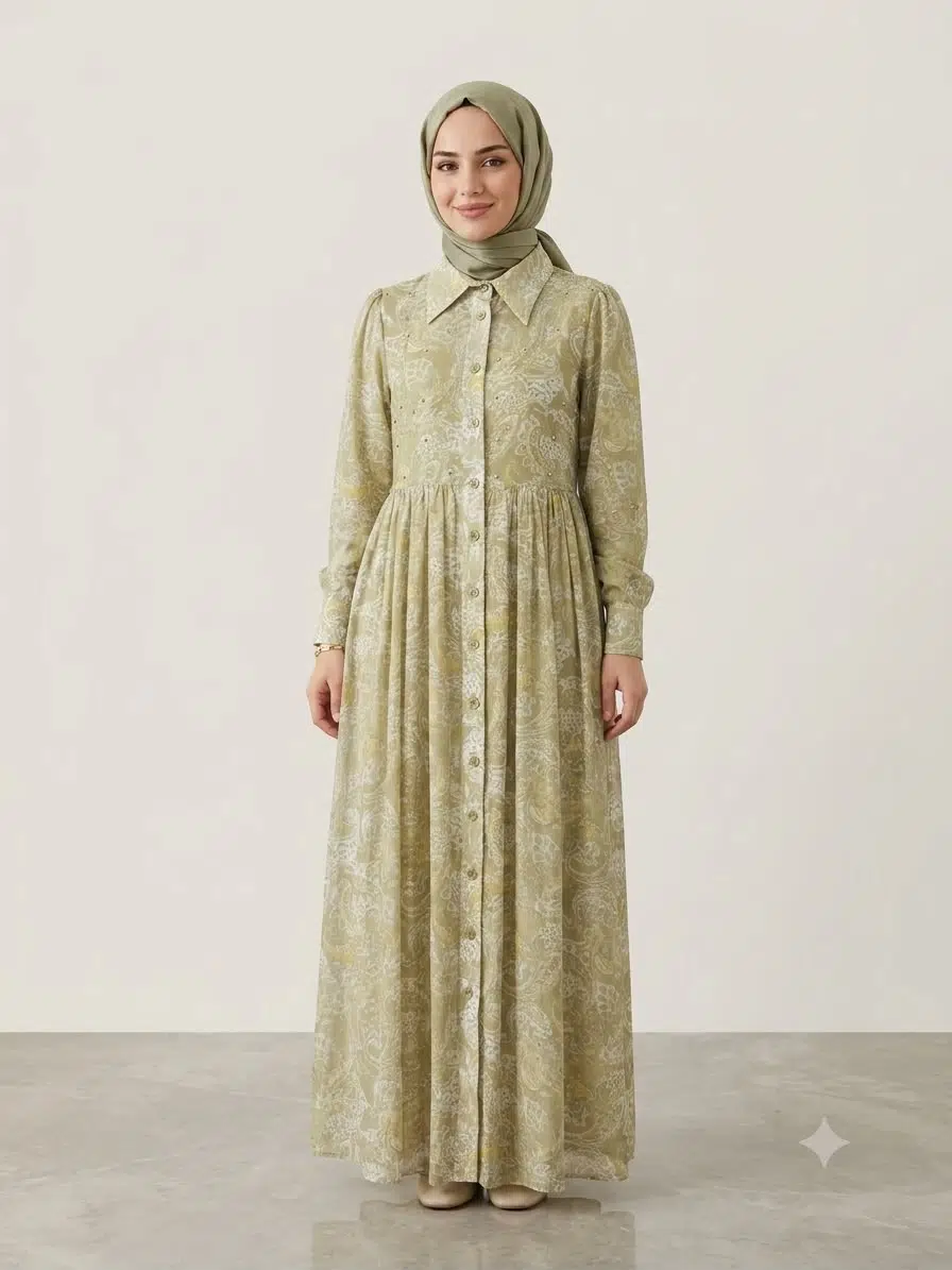5369 NAQSHE DİJİTAL BEYOĞLU ELBİSE