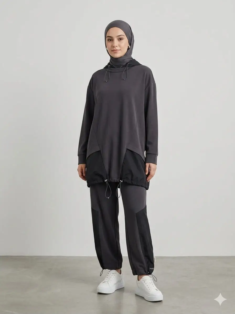 6008 YUSUF ÖZDEMİR TAKIM SWEAT-PANTOLON - ANTRASİT