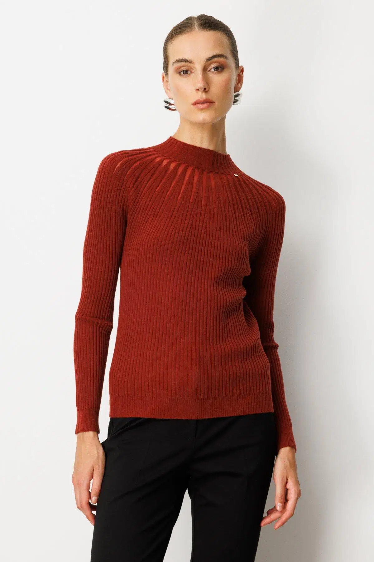 60384 ONTEKS KAZAK DİK YAKA YAKASI TÜL