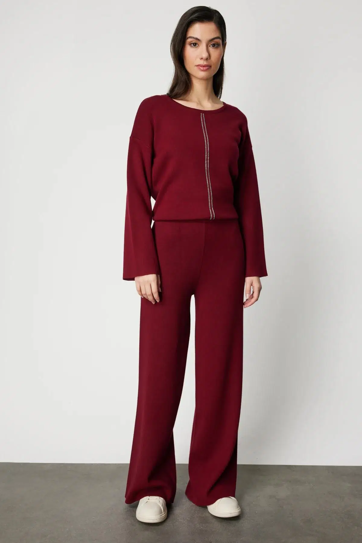 63321 ONTEKS PANTOLON TRİKO BOL PAÇA