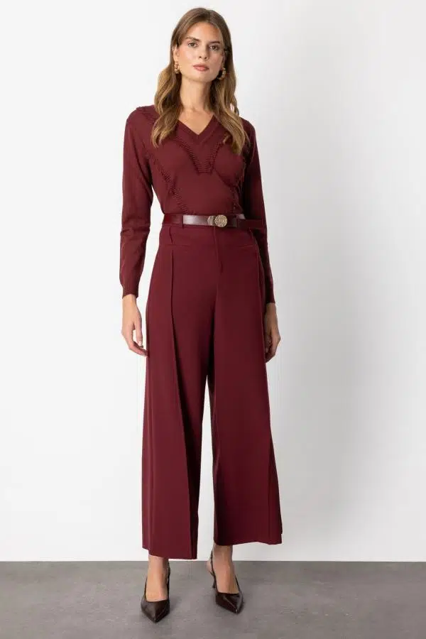 64133 ONTEKS PANTOLON DİKİŞLİ CEPLİ BOL