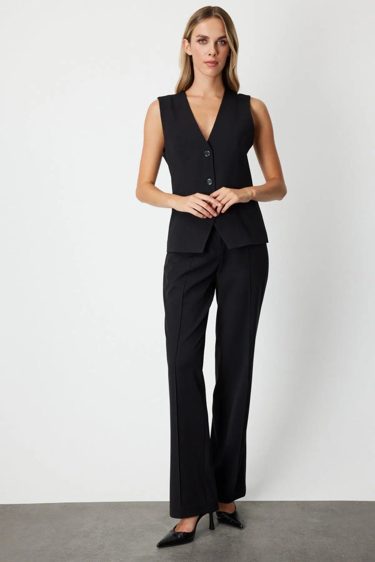 64920 ONTEKS PANTOLON DÜĞMELİ ÇİMALI